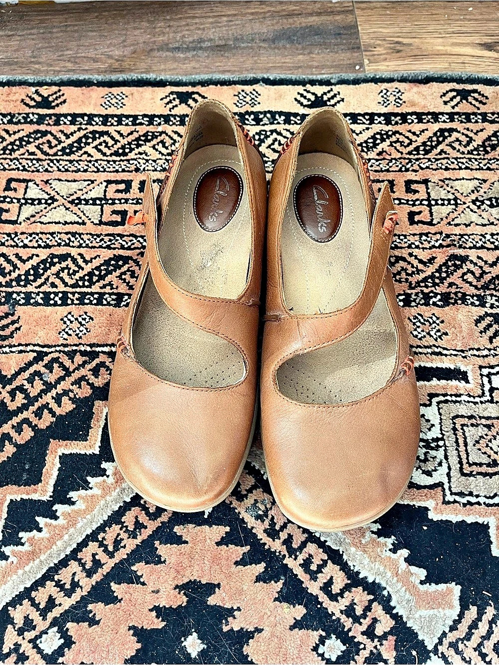 Clarks Jane Mary Jane Flats